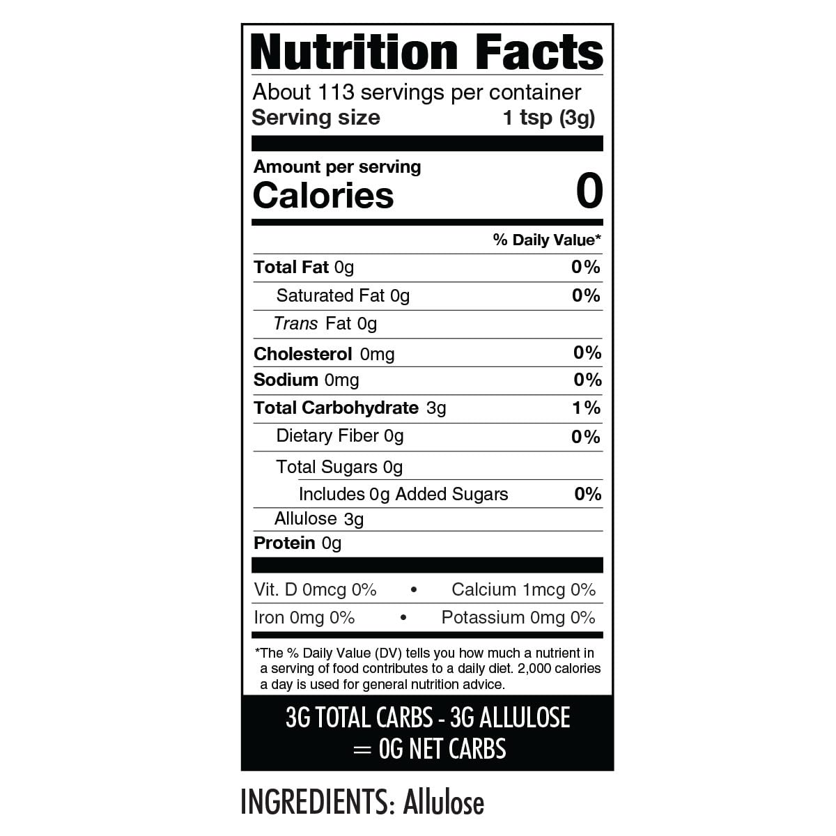 Wholesome Yum Powdered Allulose Sweetener - Natural Keto Powdered Sugar Substitute - Non GMO, Zero Carb, 0 Calorie, Sugar Free, No Aftertaste, Tummy Friendly - Confectioners Sugar Replacement (12 oz)