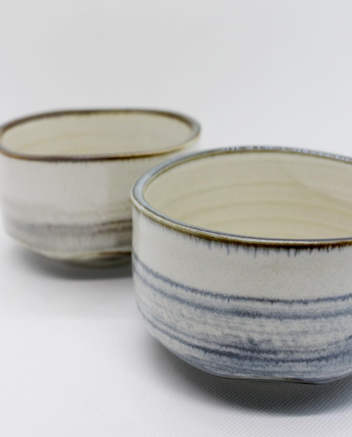 Japanese Traditional Handcrafted Mino Matcha Chawan Tea Bowl Cup Ceremony Tableware Pottery (Harugasumi)