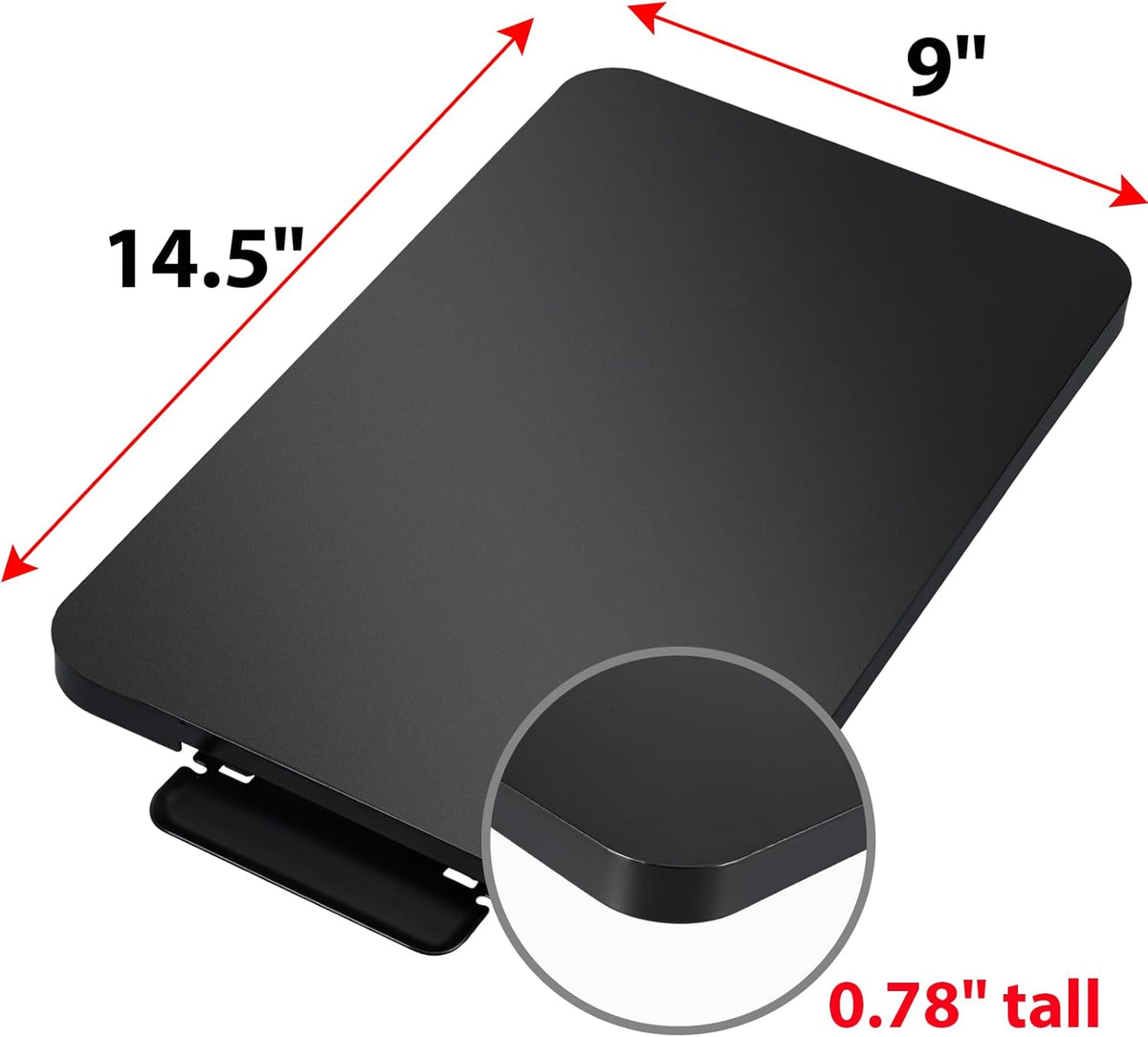 Coffee Maker Sliding Tray,Kitchen Caddy Sliding Tray for KitchenAid Stand Mixer Coffee Pot Slider Under Cabinet Appliance Toaster Blender Air Fryer Countertop Storage Moving Slider(9"W x 14.5"D)