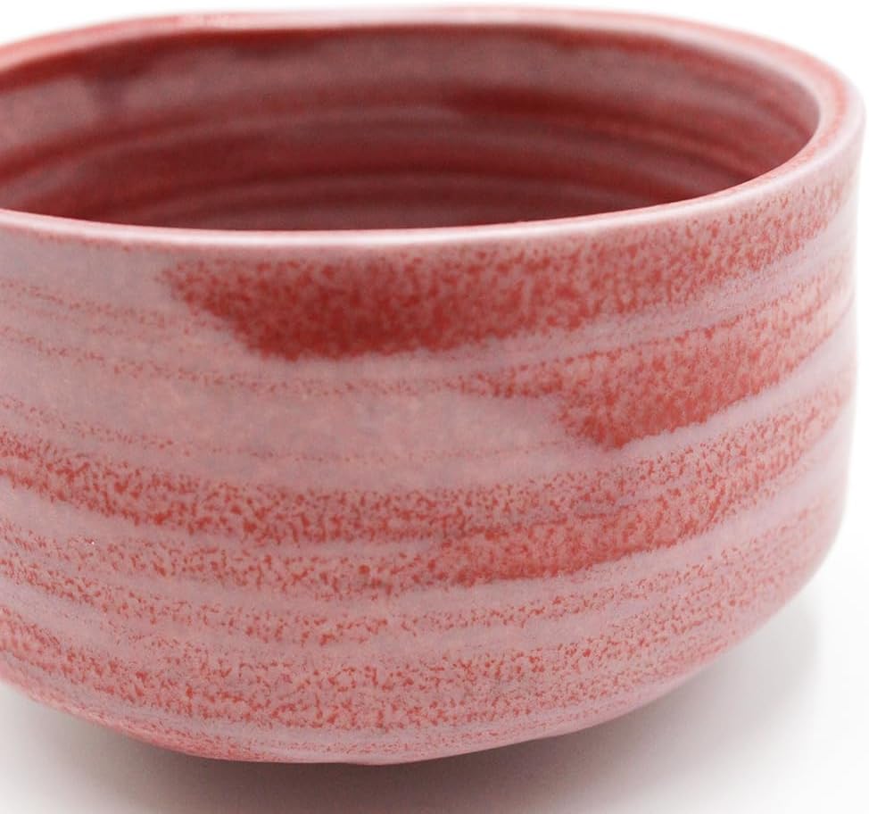 Japanese Traditional Handcrafted Matcha Chawan Tea Bowl Cup Ceremony Tableware Pottery (Guren)