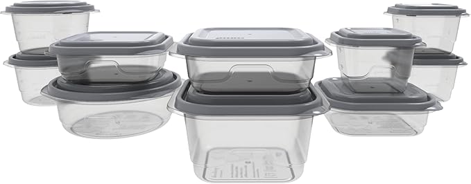 GoodCook EveryWare 20-Piece Boxed Food Storage Container Set with Lids, BPA Free