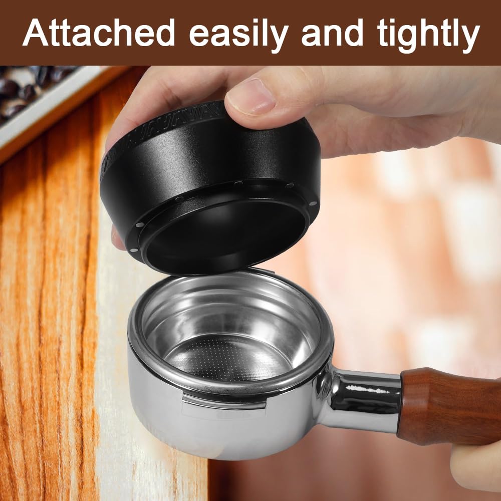 Magnetic Dosing Funnel, 51mm Espresso Dosing Funnel Aluminous Alloy Compatible with Breville 51mm Bottomless Portafilter