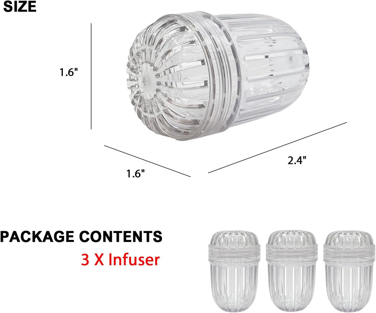 3PCS Small size Fruit Infuser for Wide Mouth Bottles.,Compatible with Stanley,Hydro Flask, Iron Flask, Takeya, ThermoFlask