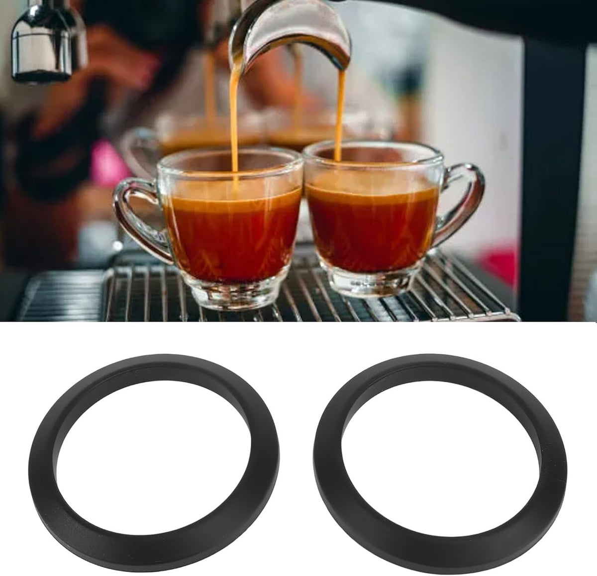 Silicone Brew heads Gasket Seal, 57mm Espresso Machine heads Gasket Group Brew Seal for Nuova SIMONELLI, Professional Replacement Gasket Seal Rings for Espresso Coffee Machine