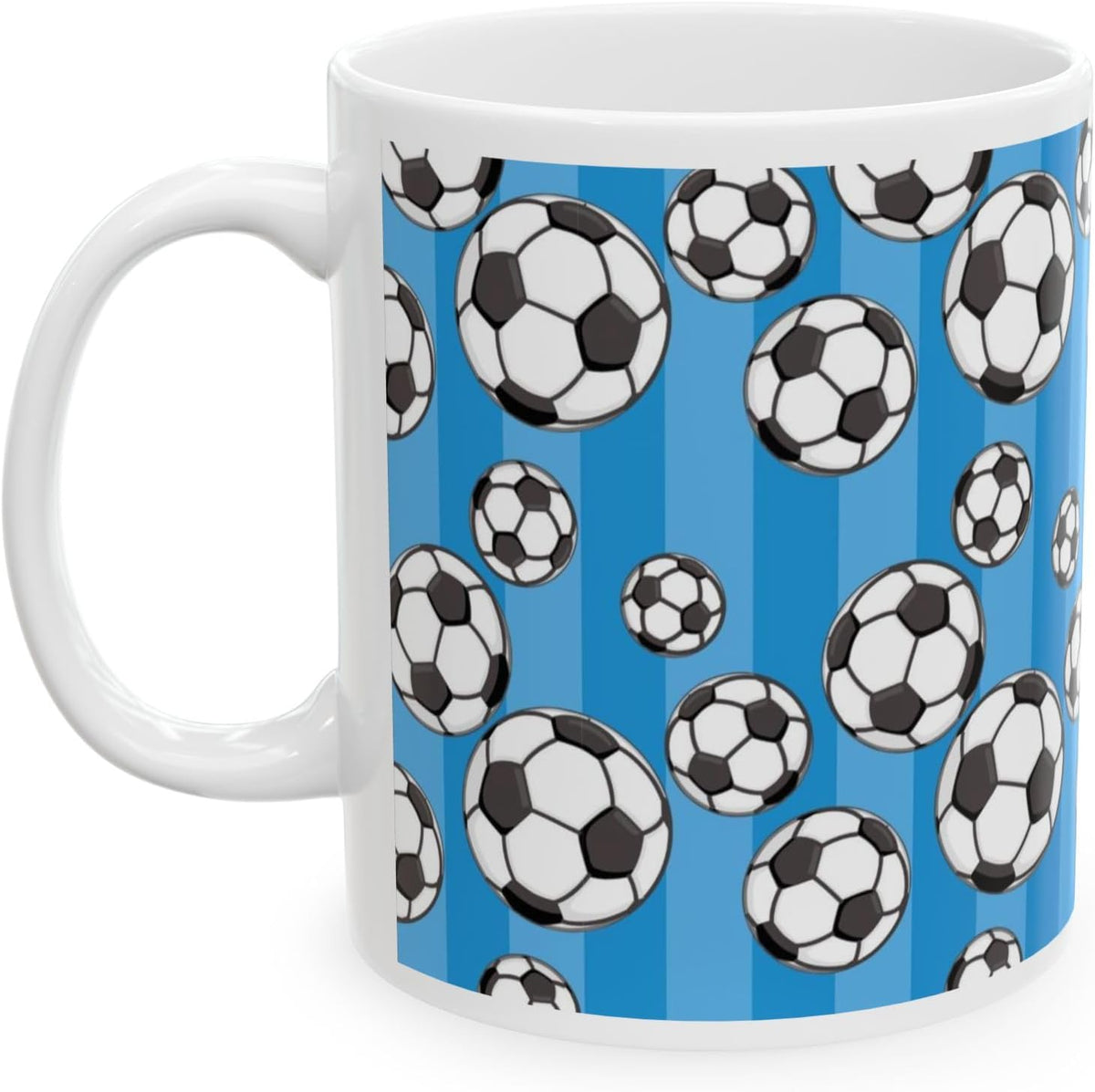 11 OZ Novelty Coffee Mugs - Christmas Gift (Soccer Theme)