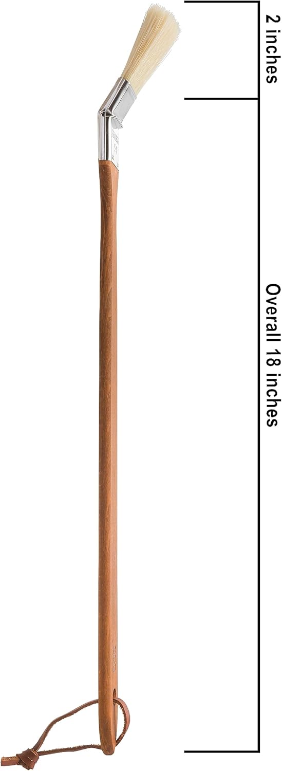 Redecker Beechwood BBQ Brush, Extra-long Basting Brush for Grilling, Baking, and Marinading, Made in Germany