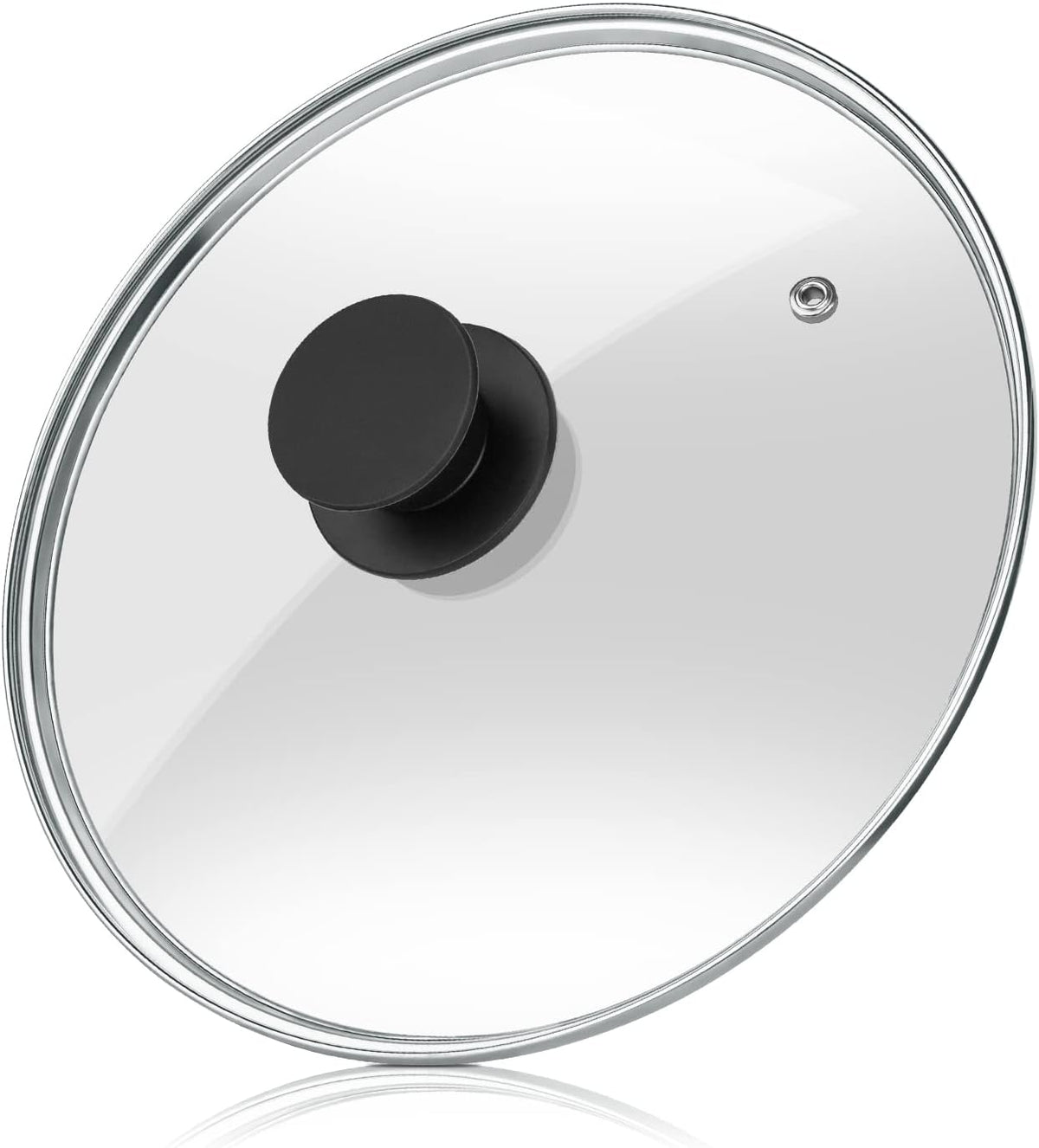 Wadaza Pan Lid 10 Inch - Tempered Glass Pot Lid - Oven Safe Replacement Glass Lid for Frying Pan Wok Pot Skillet