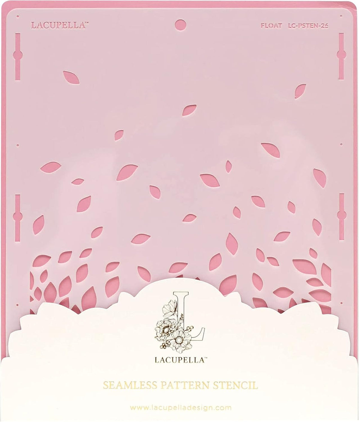 Cake Decorating Stencil for Tall Buttercream Cake, Royal Icing, Ganache, Paint, Airbrush (Float)