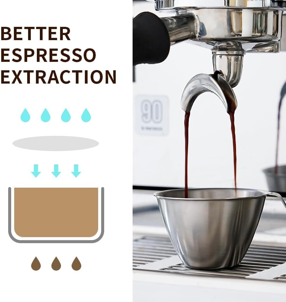 watchget 58mm Espresso Paper Filters - 100 Pcs Disposable Unbleached Coffee Filter Papers for Espresso Machines, Puck Screen, Portafilter Baskets, Compatible with 58mm Portafilters