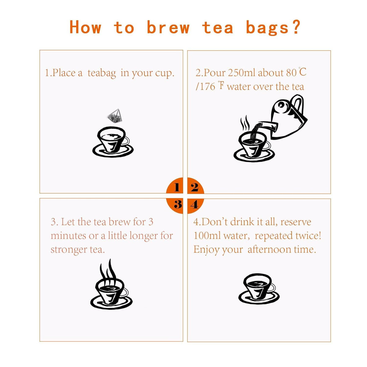 XIEJINJI Oolong Tea - Tieguanyin Tea Bags, Pyramid Teabag, Whole Leaf, 3.2g x 40 Count
