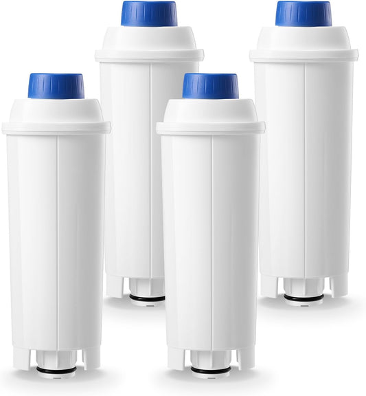 Water Filter Cartridge Replacement for Espresso Coffee Machines - Compatible with ECAM, ETAM, ESAM, Dinamica, Eletta Series - Improves Taste & Protects Your Machine, 4-Pack for Home Use