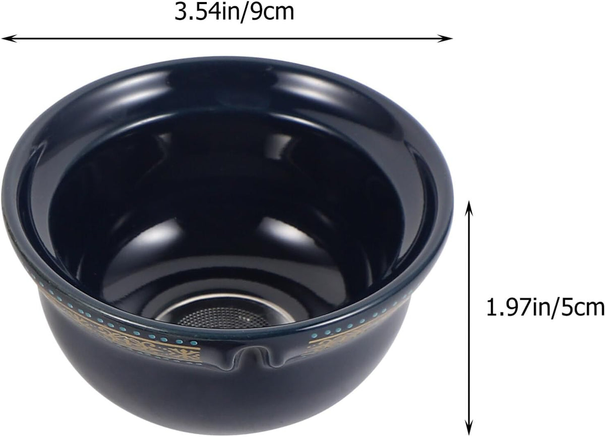 Chinese Ceramic Teapot Classical Porcelain Chinese Gongfu Tea Set 360 Rotation Ceramic Teapot with Tea Strainer for Loose Leaf Tea