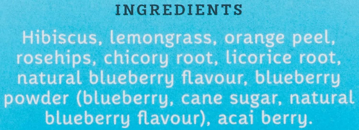 Stash Tea Blueberry Superfruit Herbal Tea - Naturally Caffeine Free, Non-GMO Project Verified Premium Tea with No Artificial Ingredients, 20 Count (Pack of 6) - 120 Bags Total