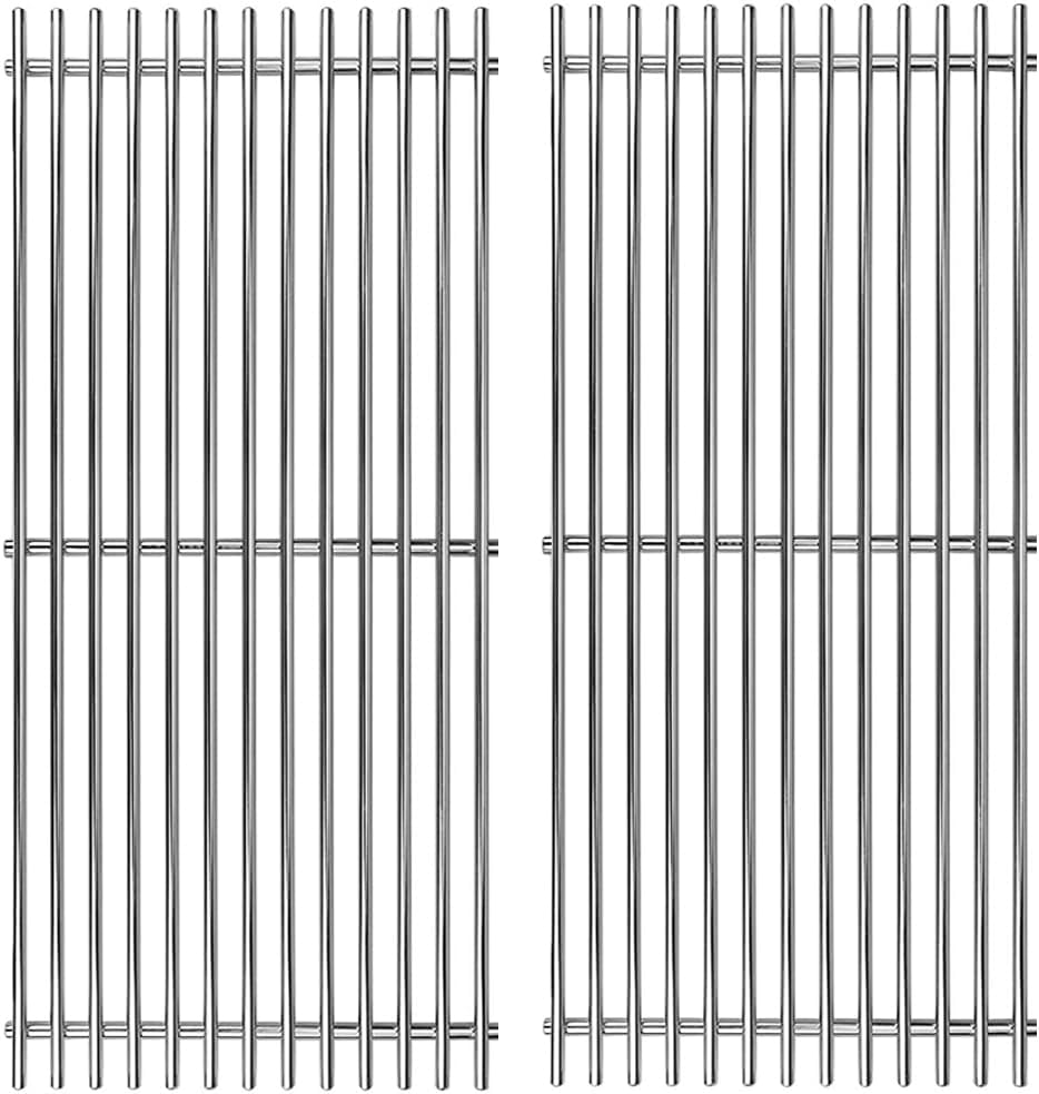 SF6081 (2-Pack) 18 7/8" SUS304 Cooking Grates for Weber Genesis II E210 Grill Grates for Weber Genesis II E-210 S-210 Genesis LX E240 S-240, Weber 60004001 65004001 66801 66094