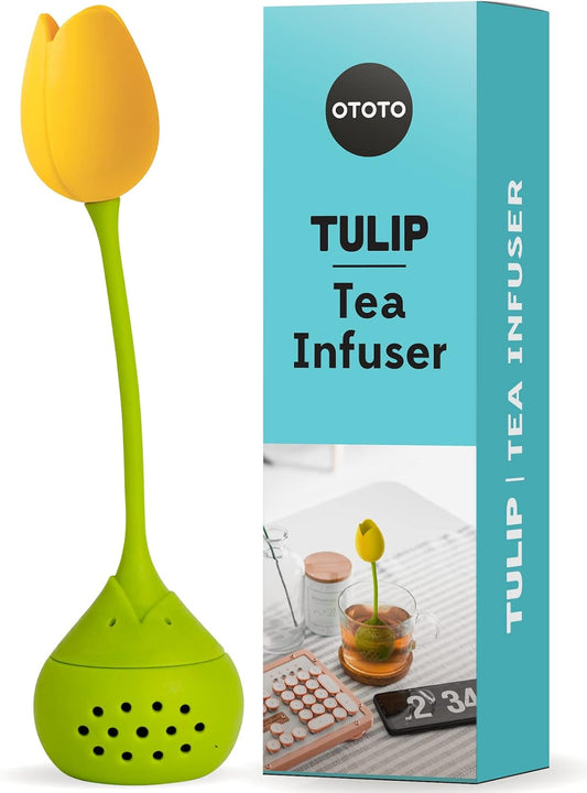 OTOTO Cute Tea Infuser - Loose Leaf Tea Steeper, Tea Accessories, Tea Diffusers, Tea Infuser for Loose Leaf Tea, Tea Strainers, Tea Gift Set, Kitchen Gifts, Cooking Gadgets