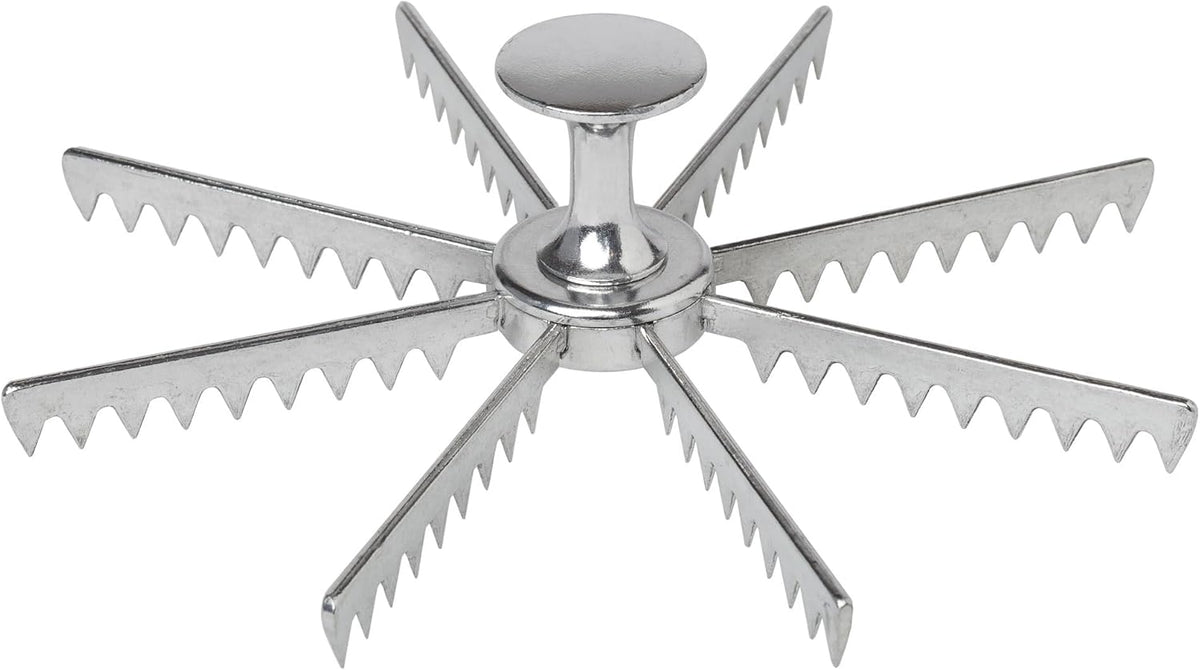 Mrs. Anderson’s Baking Pie Marker, Guideline, and Portion Divider, 8 Slice,Silver