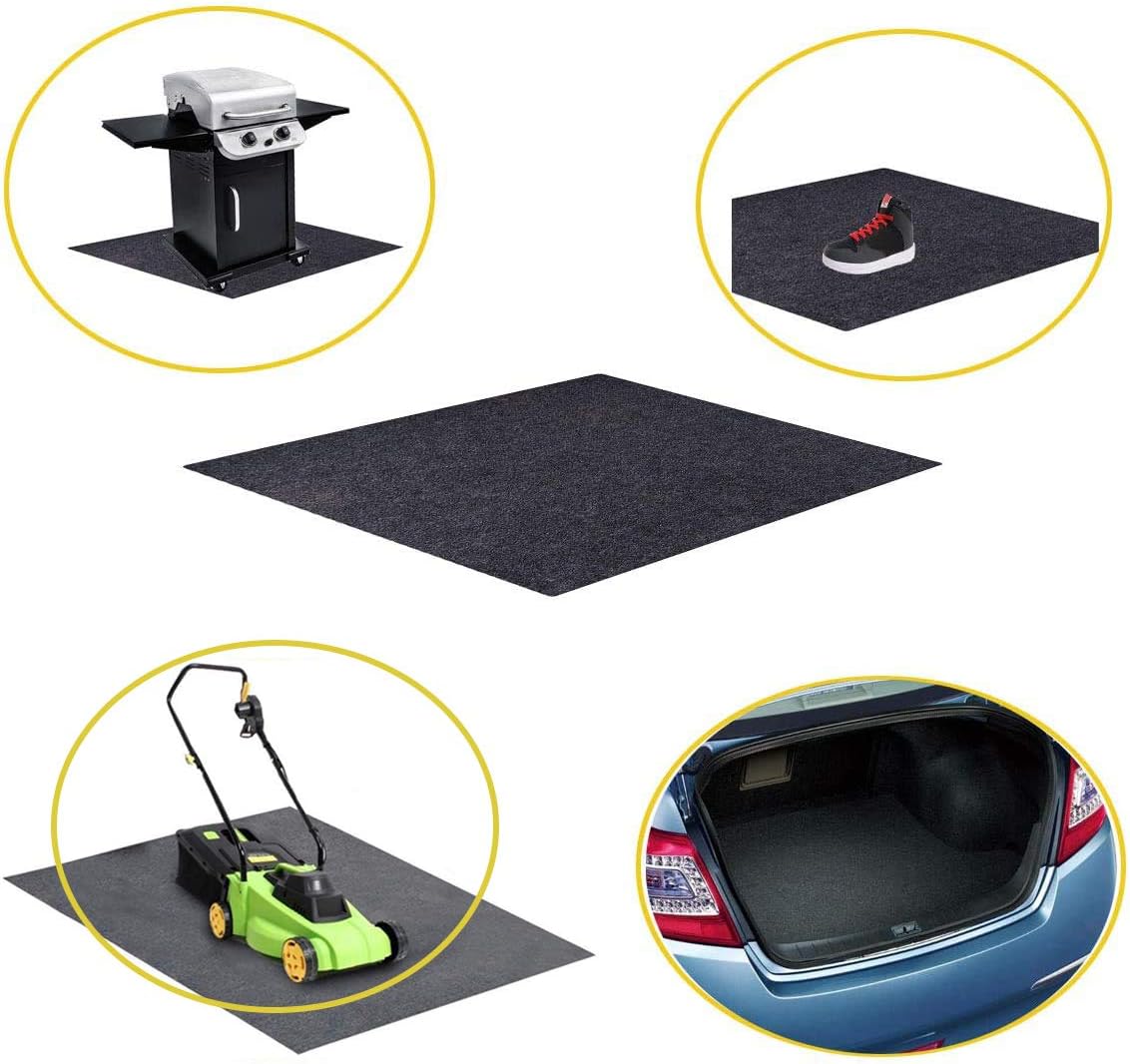Under Grill Mat,Premium Grill Mat for Deck, Under Grill Floor Mats to Protect Deck,BBQ Mat for Under BBQ, Absorbent Oil Pad Protector for Decks and Patios,Waterproof, Reusable,(36x30 Inches)…