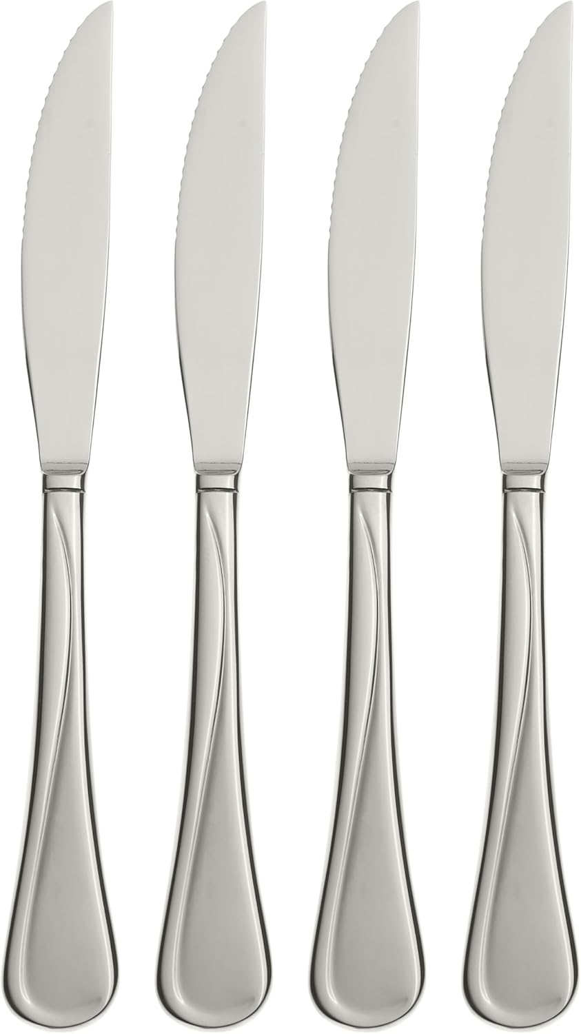 Oneida Flight Steak Knives, Set of 4, Silver