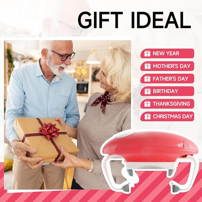 Electric Jar Opener, One Touch Automatic Jar Opener with Less Effort for Seniors with Arthritis, Weak Hands