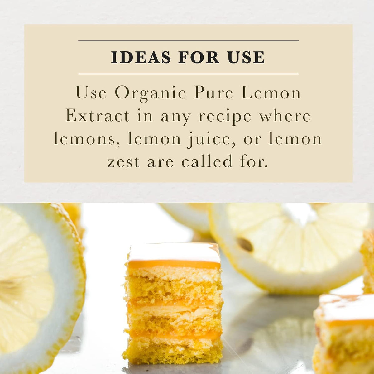 Cook's Pure Lemon Extract, Premium Quality, Cold Pressed Lemon, Sugar Free, Gluten Free, Allergen Free, 8 oz
