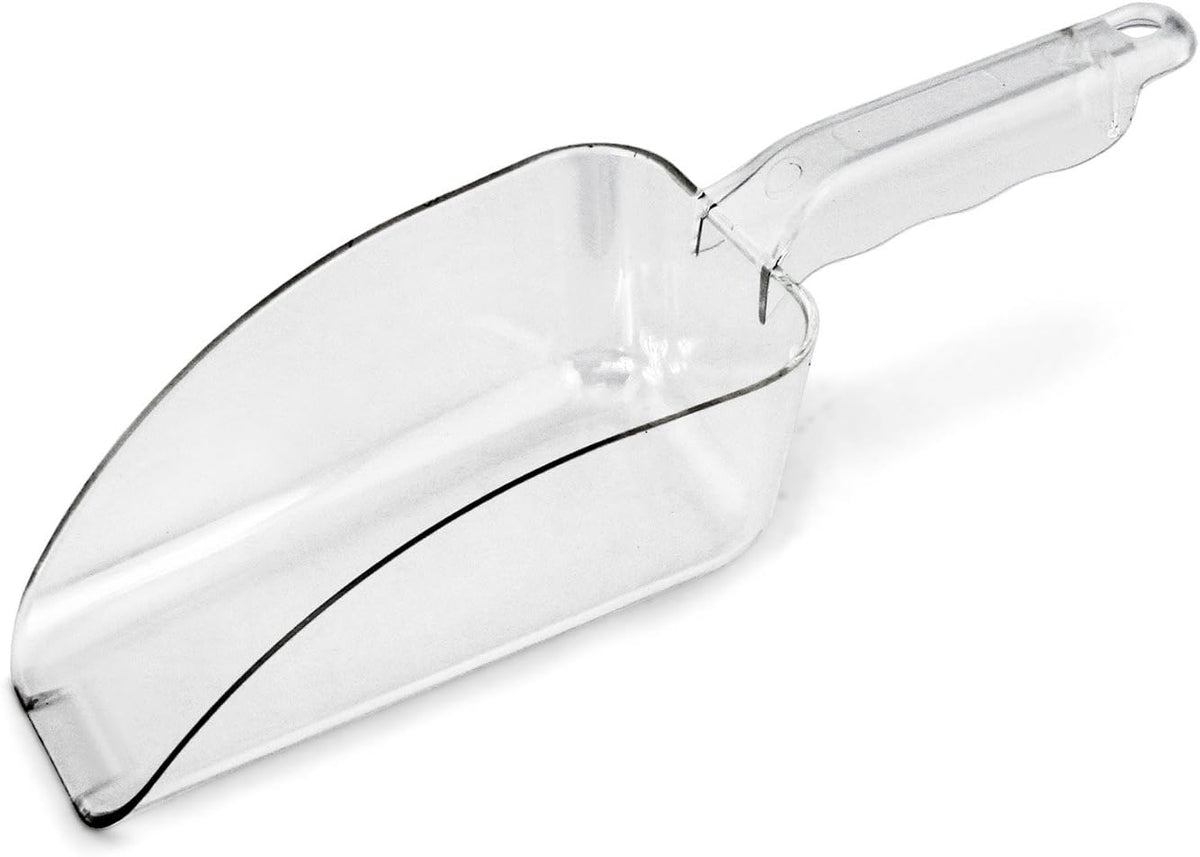 New Star Foodservice 34424 Polycarbonate Plastic Utility Ice Scoop, Clear, 24-Ounce