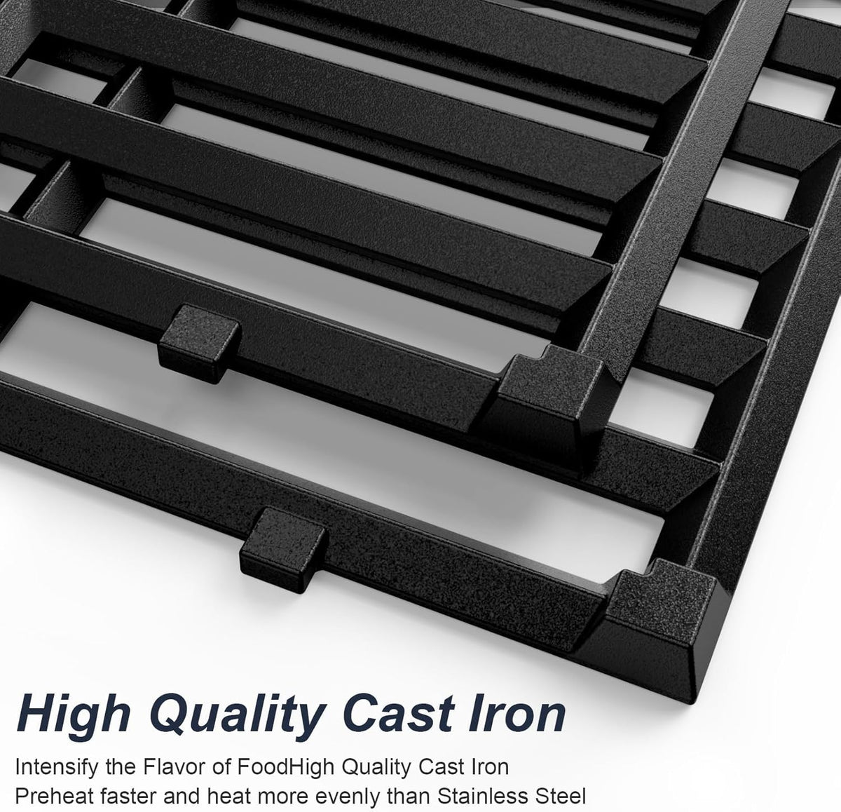 7637 Grill Parts for Weber Spirit E210, 17.5 Inch Grill Grates for Weber Spirit E210, E220, S210, S215 with Front Control,Replacement Parts for Weber Spirit 200 & GS4 Spirit II E210, Spirit II E220