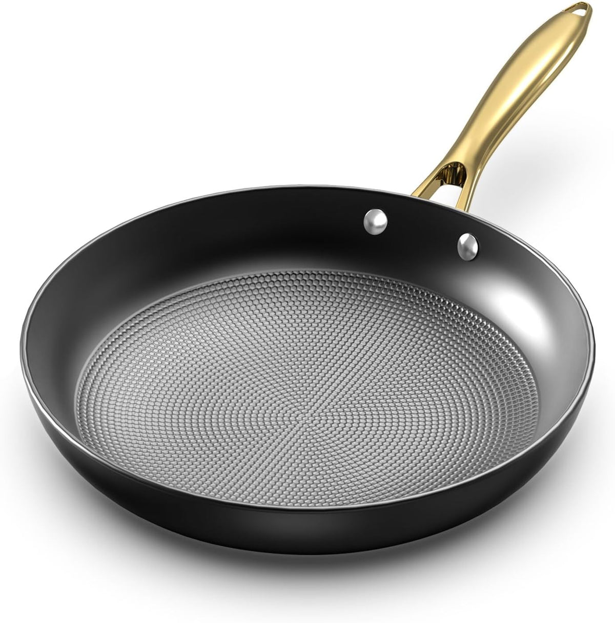 imarku Cast Iron Skillets, 12 Inch Cast Iron Pan, Professional Non Stick Frying Pans Long Lasting Nonstick Frying Pan Nonstick Pans Stay Cool Handle Easy Clean, Unique Birthday Gifts for Women/Men