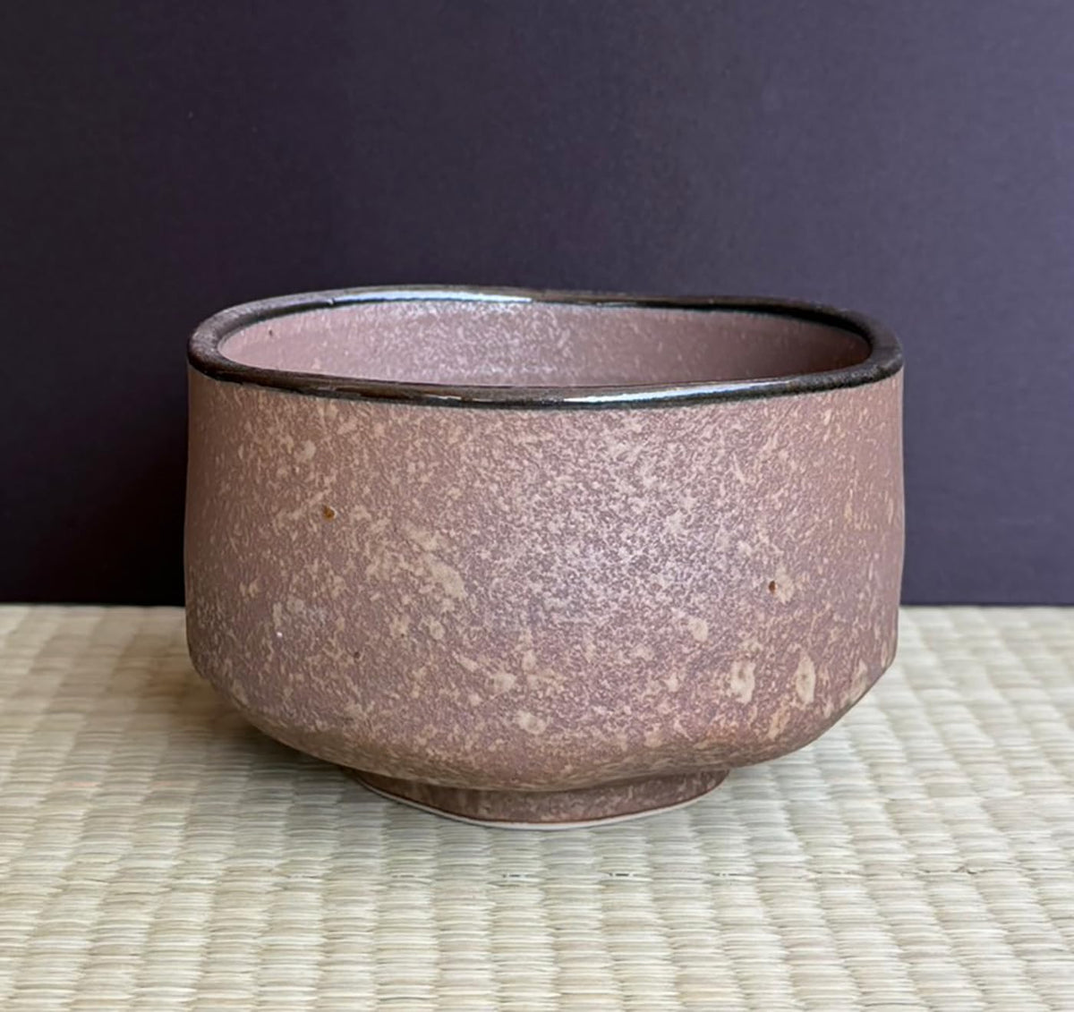 Japanese Traditional Handcrafted Mino Matcha Chawan Tea Bowl Cup Ceremony Tableware Pottery (Kin Kesshou)
