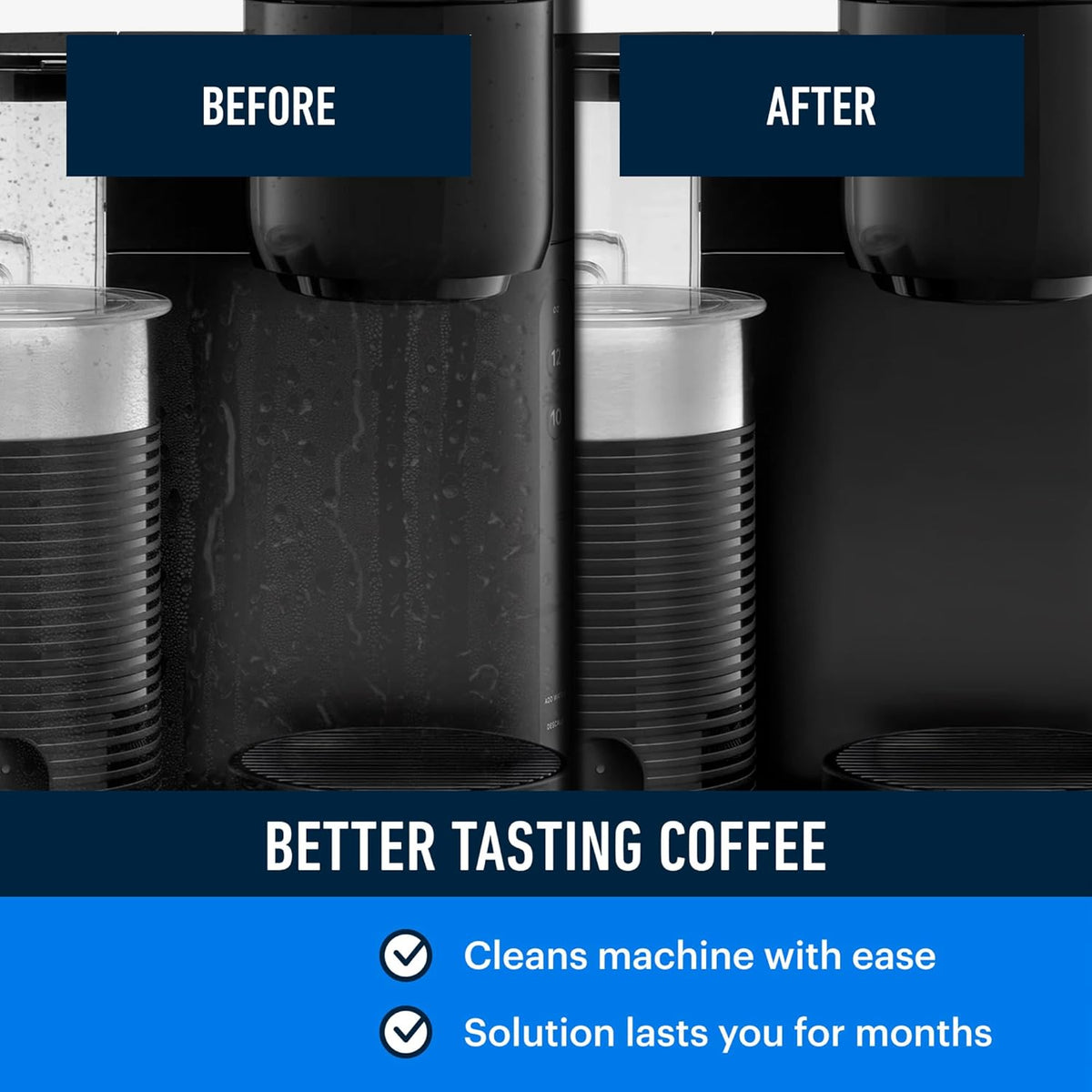Essential Values Descaling Solution Compatible with Keurig - Coffee Descaler - Coffee Maker Cleaner - Kettle, Espresso Machine Cleaning - 12 Month Supply 2-Pack