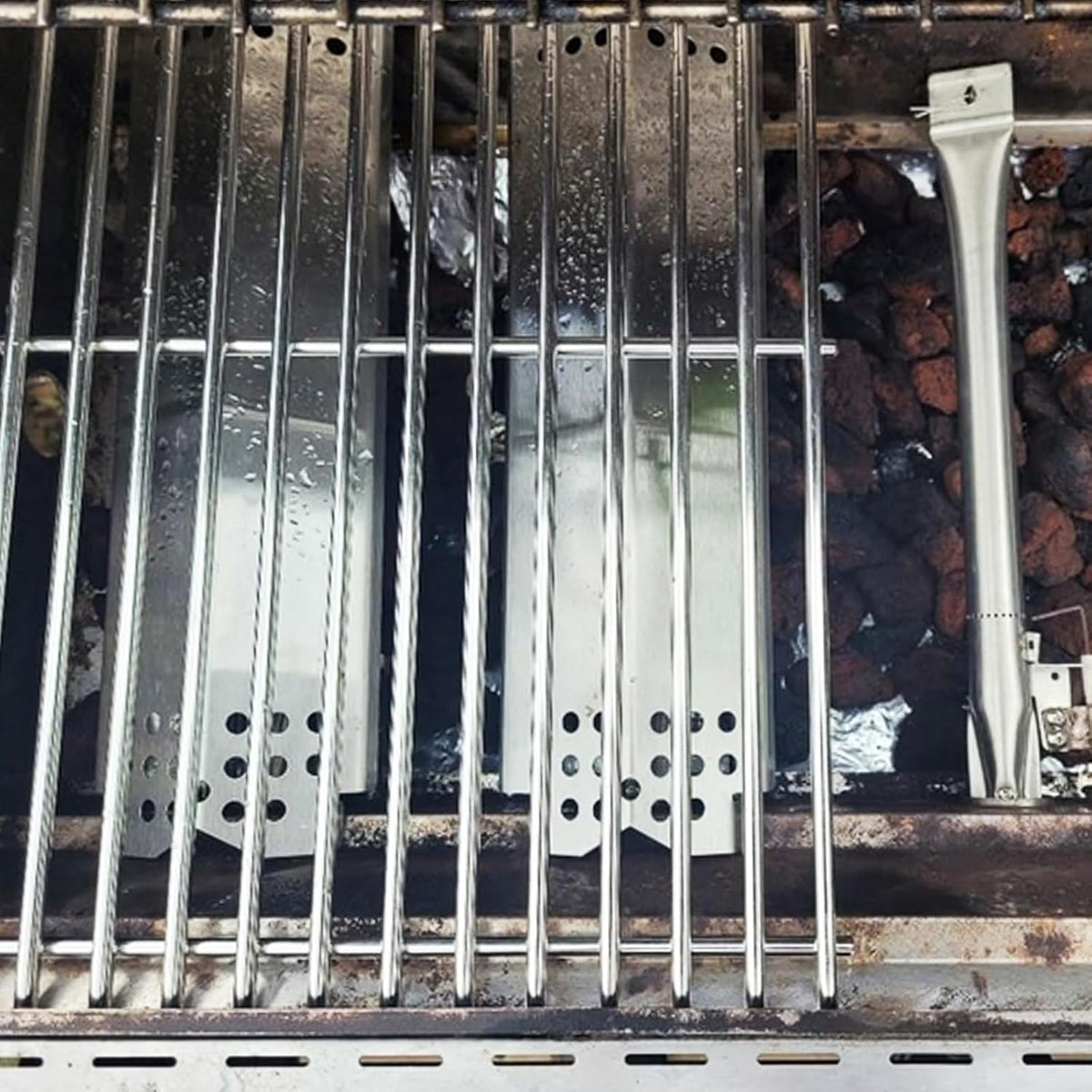 17" Grill Grates for Nexgrill 4-Burner 720-0830H 720-0783E Nexgrill Replacement Parts 5 Burner 720-0888N 720-0888 720-0697, Cooking Grate Grill Parts for Kenmore, Uniflame and More