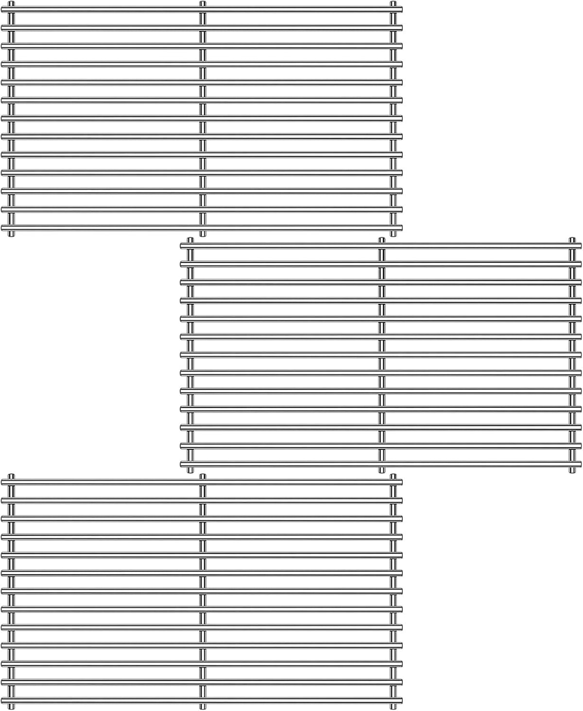 Kalomo Stainless Steel Grill Grates Grill Replacement Parts for BBQ Backyard Grill BY14-101-001-099 GBC1440WRSB-C GBC1449WBS-C GBC1449WRS-C, Uniflame GBC1030WRS-C GBC1134WRS Cooking Grids Accessories