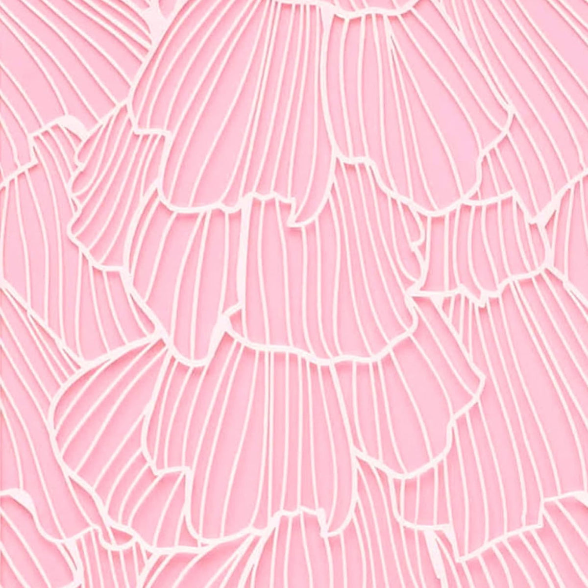 Cake Decorating Stencil for Tall Buttercream Cake, Royal Icing, Ganache, Paint, Airbrush (IZMA)