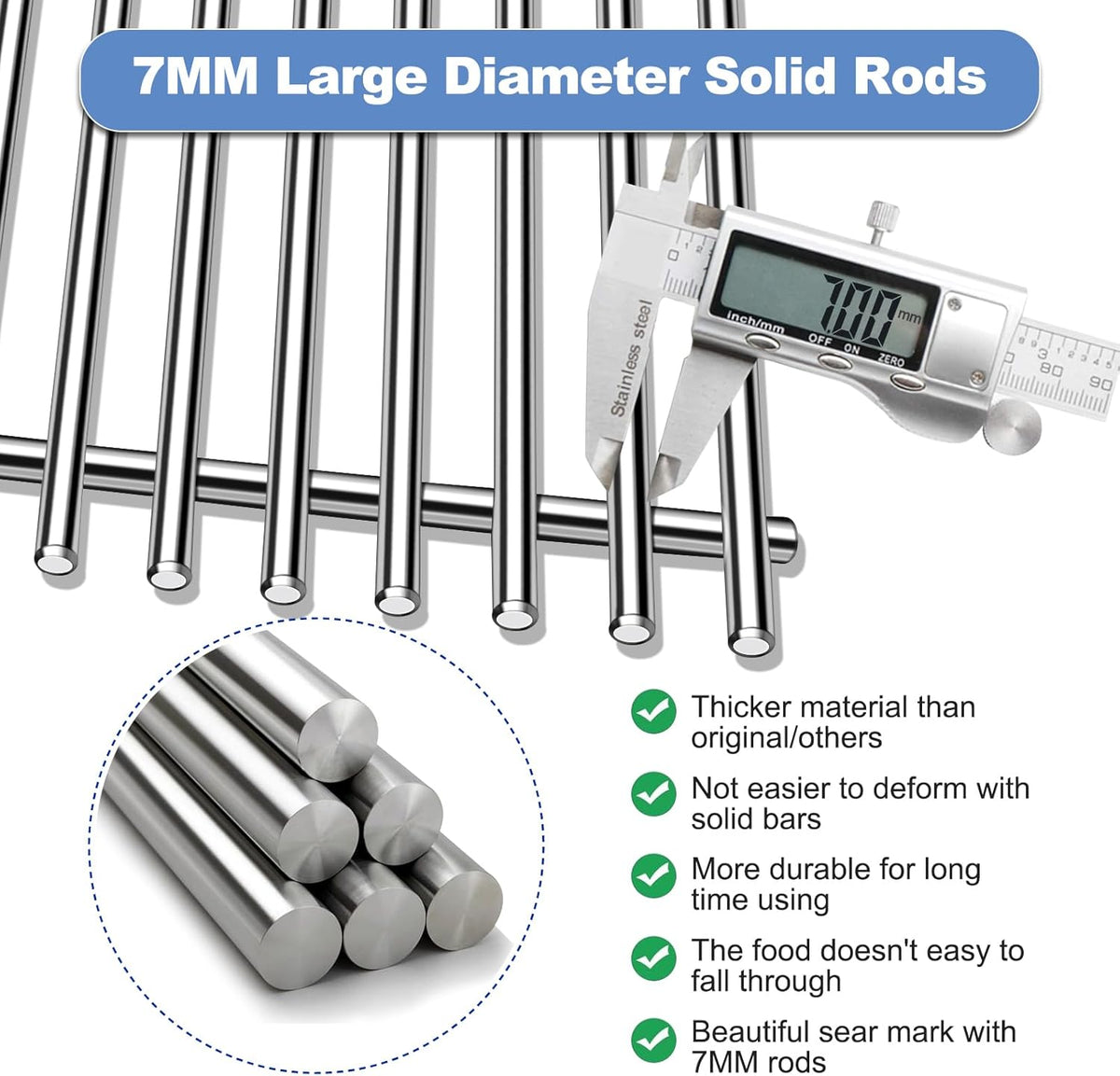 66095 Grill Grates with 66032 Flavorizer Bars for Weber Genesis 2 grill parts 300 Genesis II LX 300 Series ,Heat Deflector And Cooking Grids Replacement Parts For Weber Genesis ii E-310 E-315 S-335