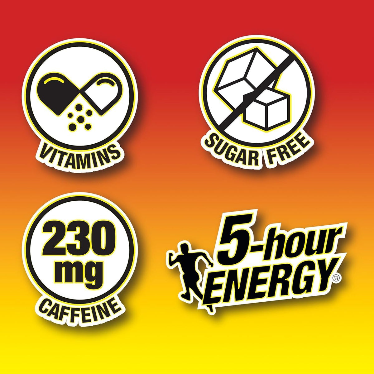 5-hour ENERGY Extra Strength Energy Shot, Cherry Flavor,1.93oz, 20-Pack, Zero Sugar