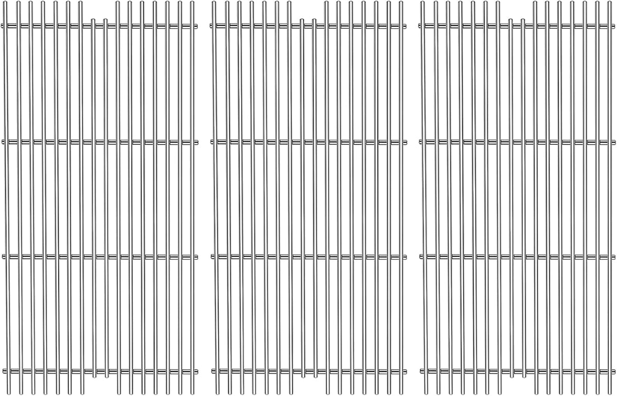 S911 Stainless Steel 3 Pack Cooking Grids Grates for Viking VGBQ 30" T, VGBQ 41" T, VGBQ 53" T Series Gas Grill 23-1/4" x 11 1/2"