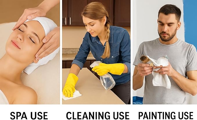 12 Inch x 12 Inch White Cotton Value Washcloths - Reusable Lt Weight Thin Cloth Rags - Bath/Exfoliating/Kitchen/Garage - Set of 60