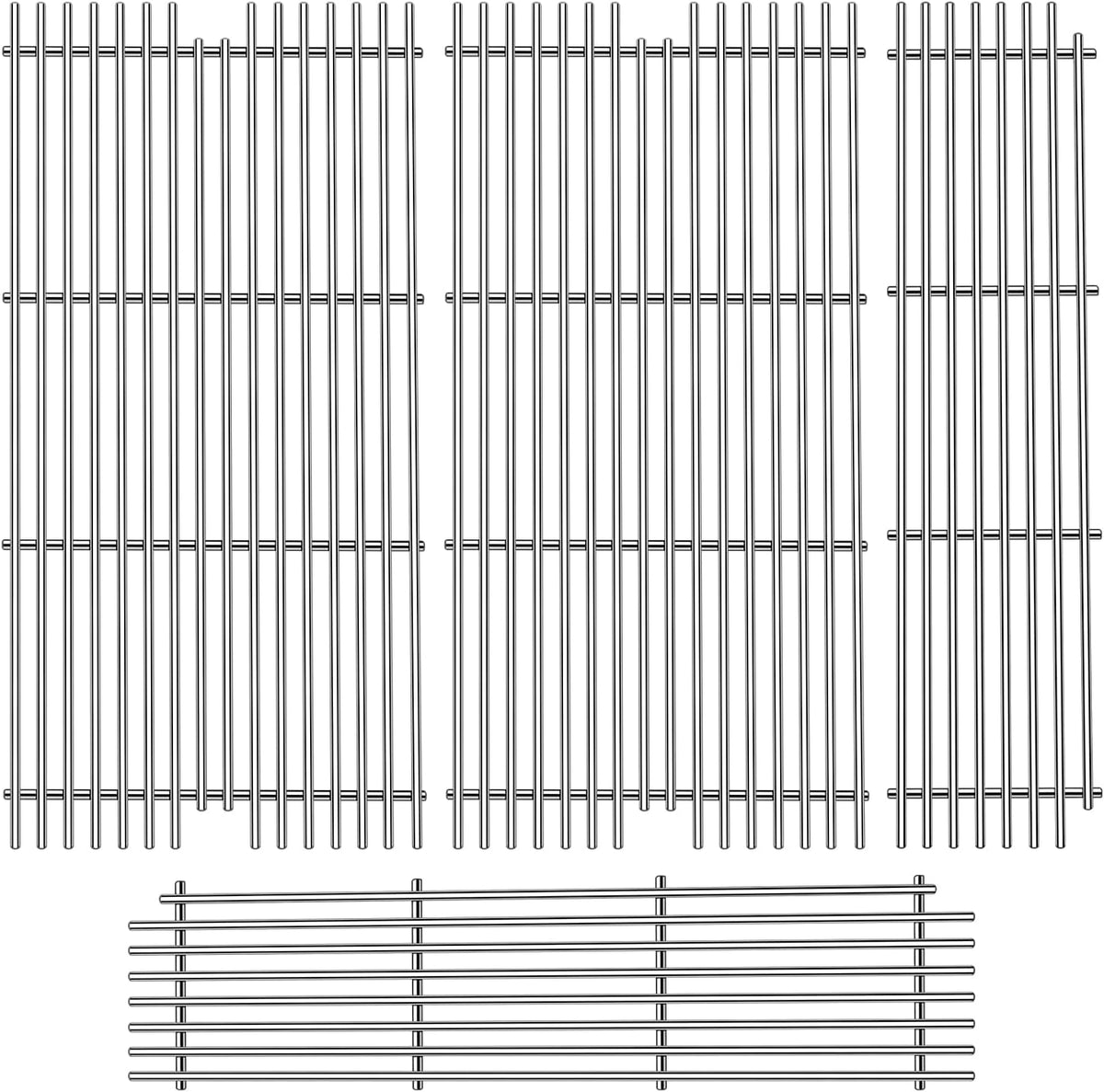 BBQ Grill Grates Parts for 54911 54921 Viking Grill VGBQ 30 in T series,VGBQ 41 in T series,VGBQ 53 series, VGBQ300T,VGBQ0302T,VGBQ3002RT,VGBQ4103RT,Stainless Steel Grid Accessories Replacement