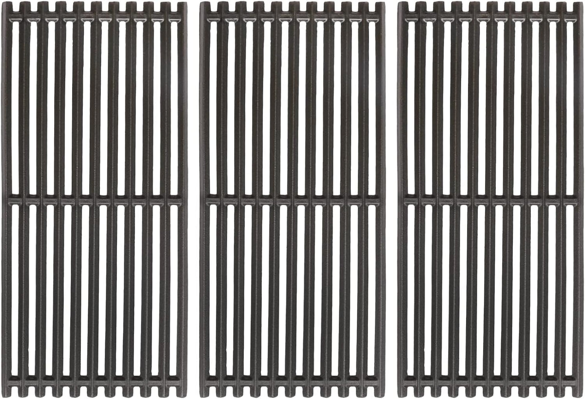 17" Cast Iron Grill Grates for Charbroil Commercial Infrared 463355220 463242516 463242515 466242615 463243016 463346017 466242616 463364824 3-Burner Parts for Charbroil Grill Grates G466-0025-W1A