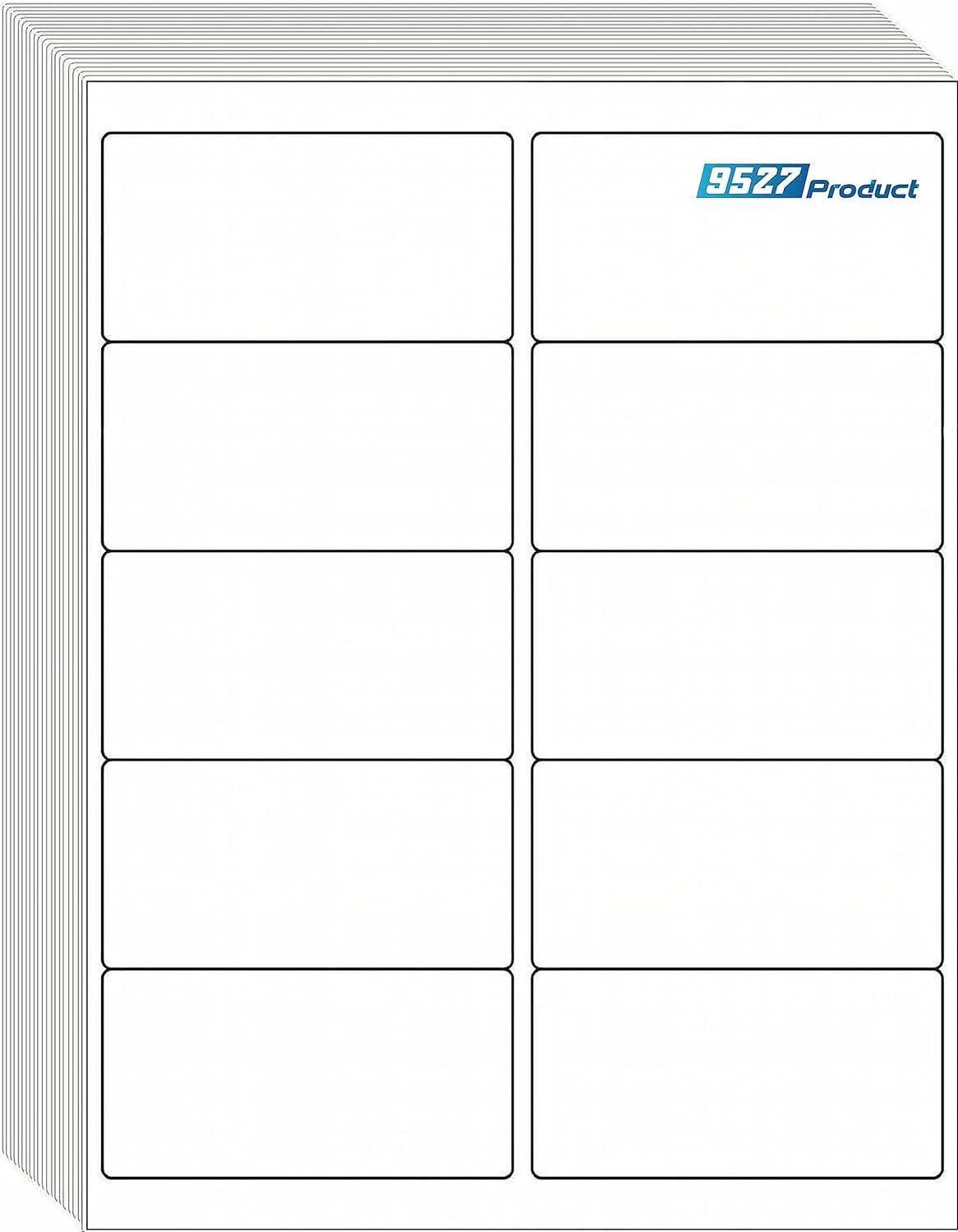 9527 Product 10 UP Sticker Labels,2x4 inches FBA Shipping Address Labels for Laser/Ink Jet Printer,Total 5000 Labels