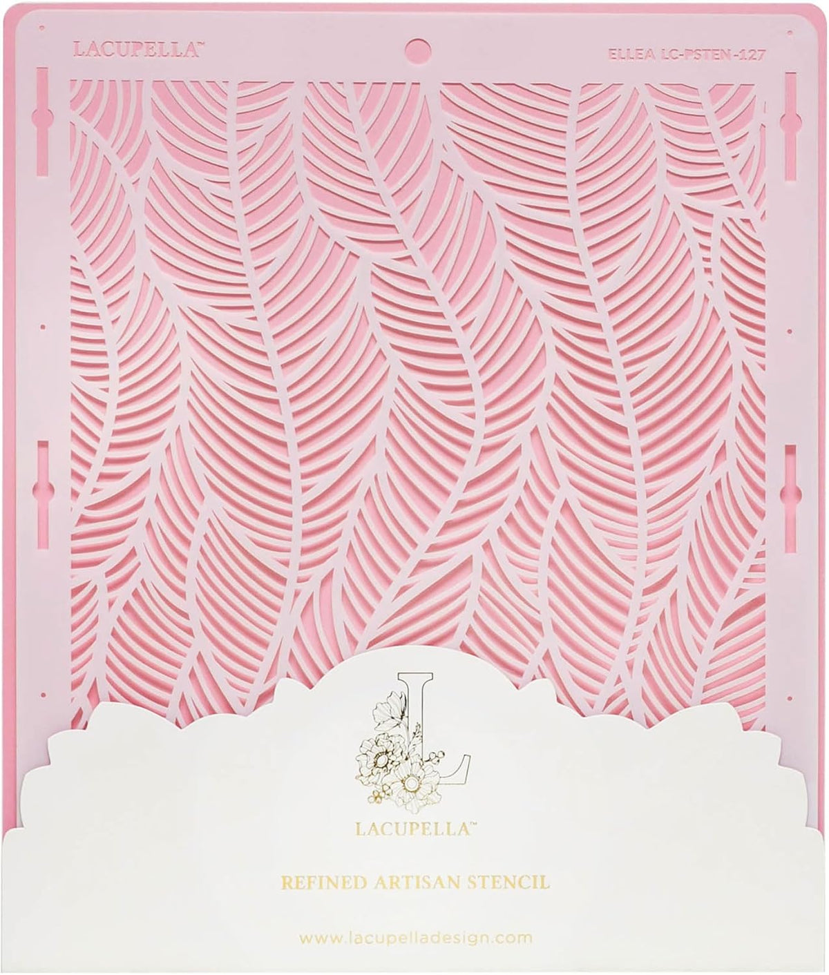 Stacking Leaf Large Cake and Baking Decorating Stencil (ELLEA)
