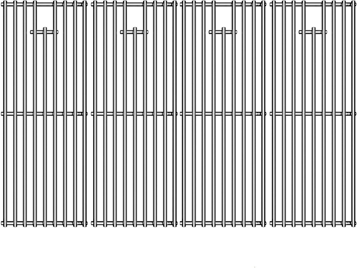 Stainless Steel Cooking Grill Grates Replacement for 16517 Bull BBQ Angus, Brahma, Lonstar Select, Outlaw Steer Premium, Lonestar Select, 7 Burner Premium, 19.25" x 30"