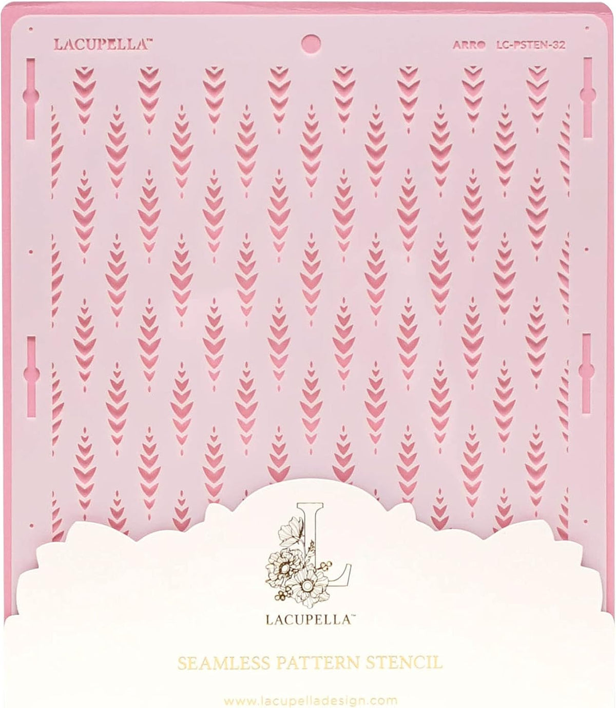 Cake Decorating Stencil for Tall Buttercream Cake, Royal Icing, Ganache, Paint, Airbrush (ARRO)