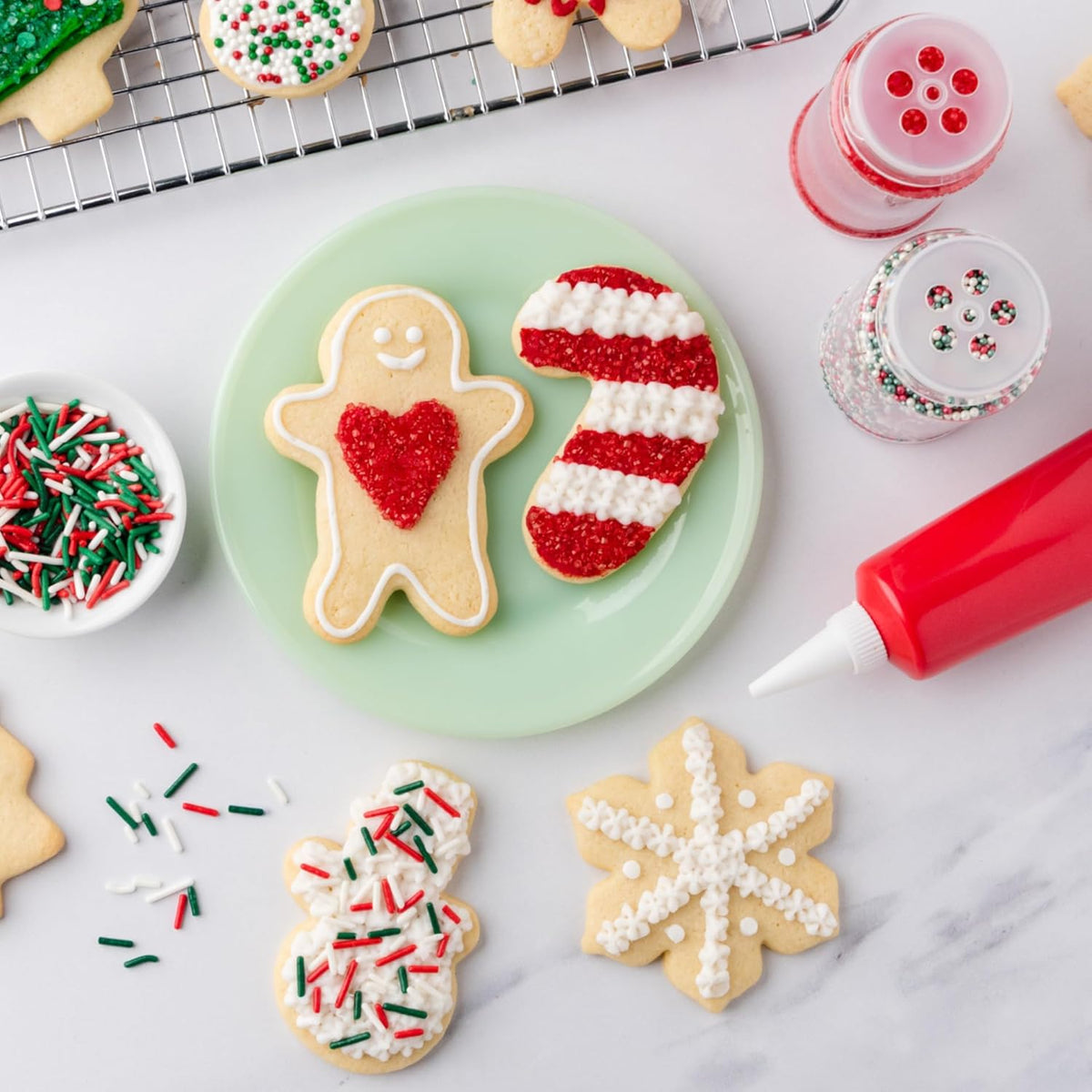 Cookie Cutter Kingdom, Christmas Cookie Cutters, Cookie Cutters Shape, Mold for Cakes Biscuits and Sandwiches (Christmas Gingerbread)
