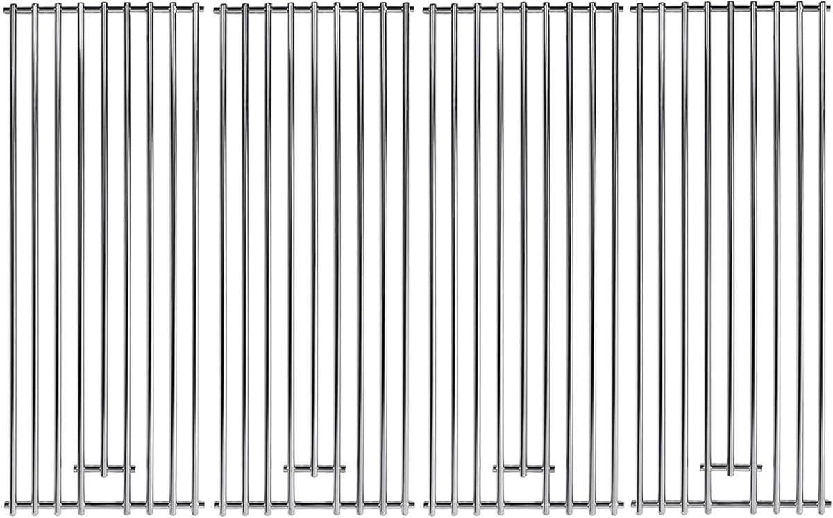 19 1/4" Stainless Steel Cooking Grid Grates Replacement Parts for 16517 Bull BBQ Angus, Brahma, Lonstar Select, Outlaw Steer Premium, Lonestar Select,19.25"x7.5",4Pack