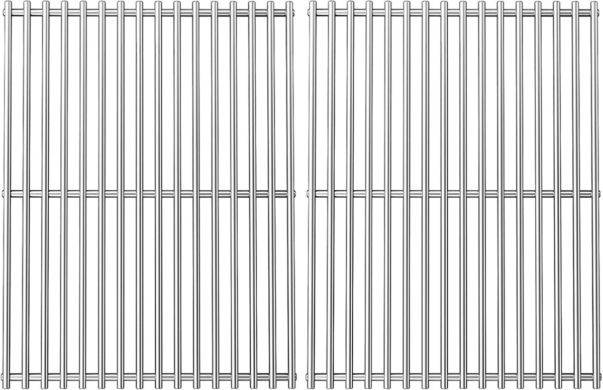 Orgneas 17.5 Inch Grill Grates for Weber Spirit 300 Series, Genesis Silver/Gold/Platinum B/C, Genesis 1000-3500, I - IV, 7638, 7639, Stainless Steel Cooking Grate Replacement Parts for Gas Grills