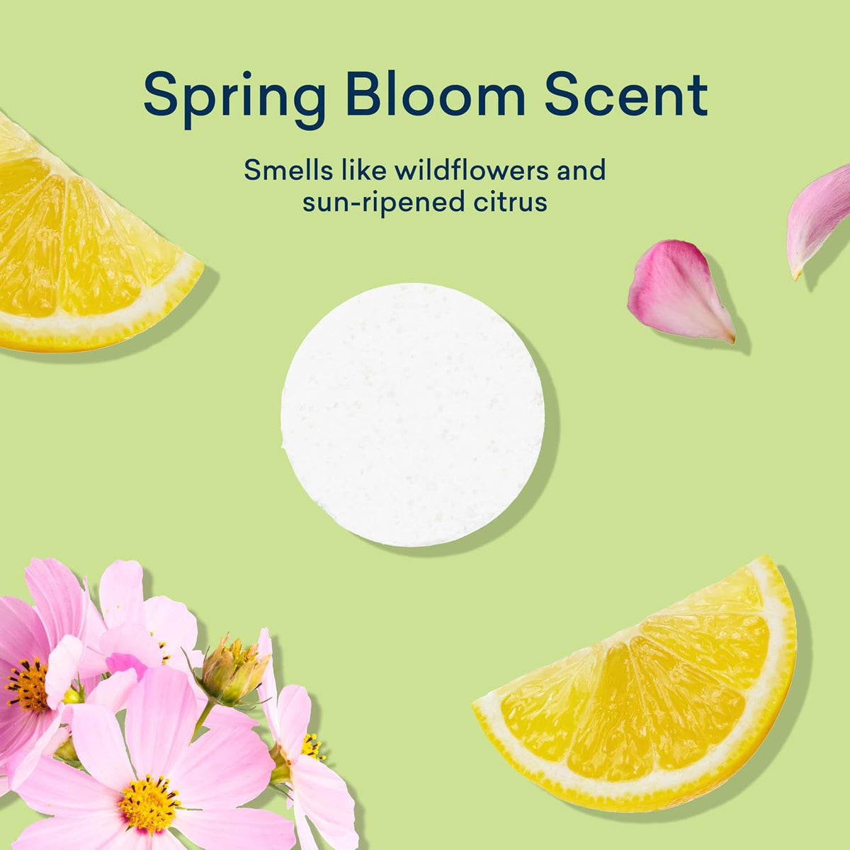 BLUELAND Laundry Detergent Tablets, 36 Count, Spring Bloom Scent, Plastic-Free Eco-Friendly Pods, Sheets, Liquid Alternative - Safe for Sensitive Skin, Gentle