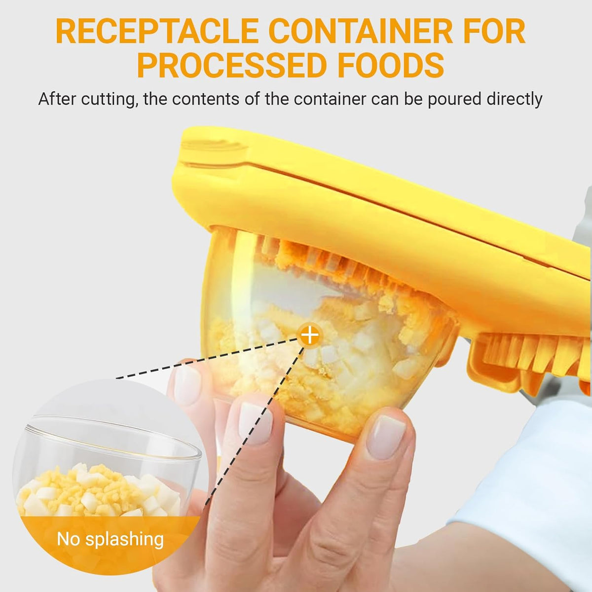 1 Pack Yellow Heavy Duty Egg Slicer with 3 Cutting Modes, Stainless Steel Egg Cutter for Hard Boiled Eggs, Strawberry, Grape, Mushroom, Kitchen Dicer Tool, Send Goods From Local Warehouse
