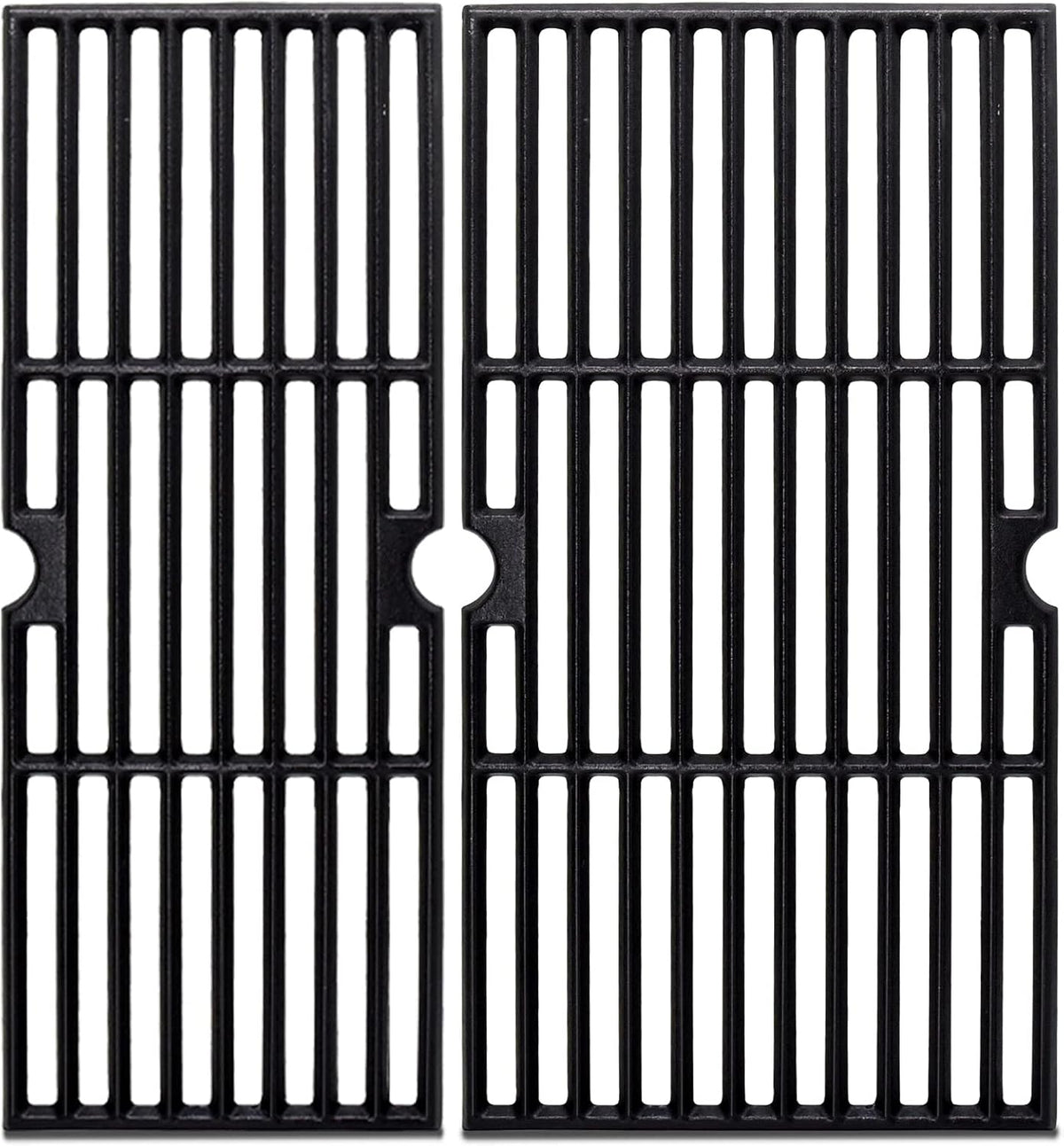 Adviace Grill Grates for Charbroil Performance 2 Burner 463673519 Replacement Parts, Cast Iron Cooking Grate for Char-Broil 463625217, 463625219, G470-0002-W1, G470-0003-W1, G321-0005-W1, G321-0006-W1