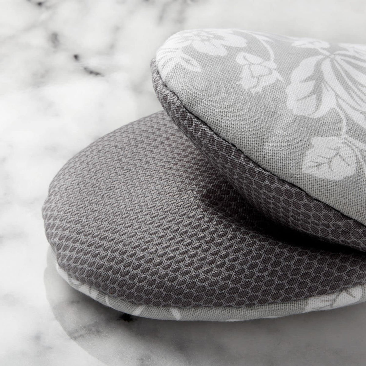 Martha Stewart Printed Mini Oven Mitt Set, 5.5"x8", Floral Vine