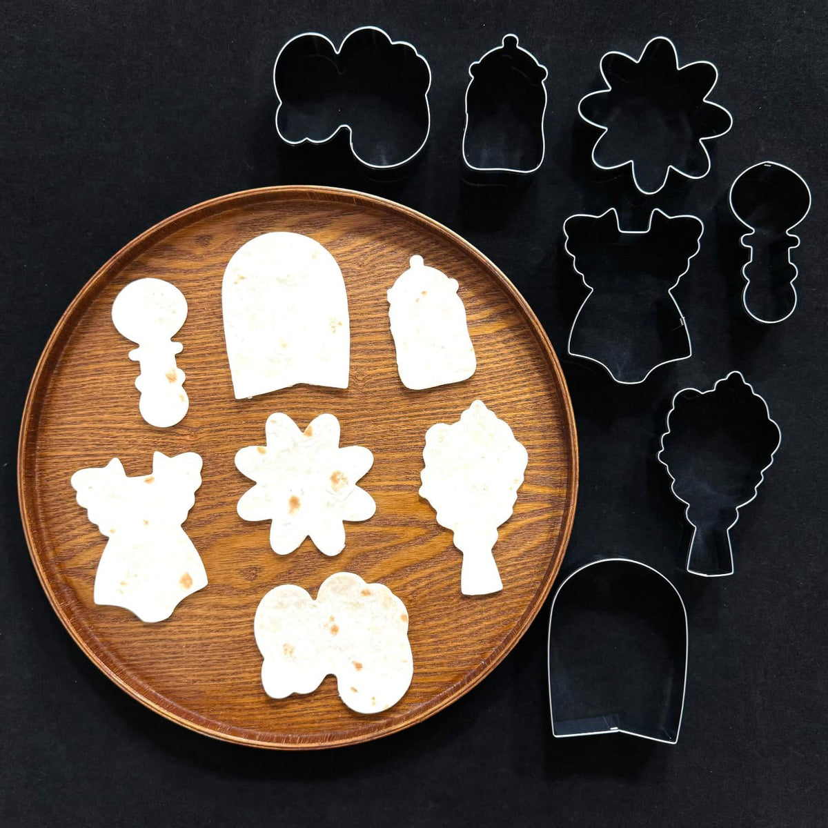 Wildflower Baby Shower Cookie Cutters Set - 7-Piece - Stainless Steel - Dishwasher Safe - Perfect for Baby in Bloom Baby Girl Baby Shower